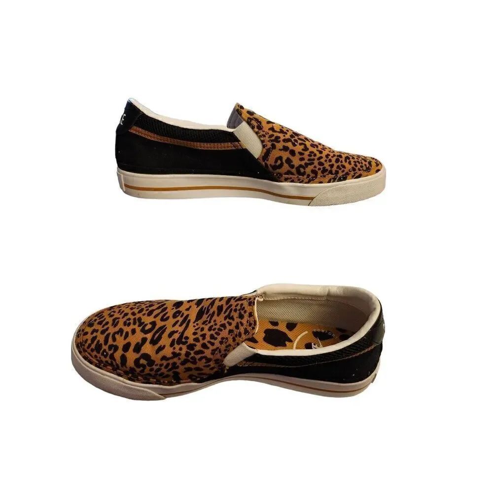 Nike Women's Court Legacy Slip On Shoes Black/White/Wheat Size 7